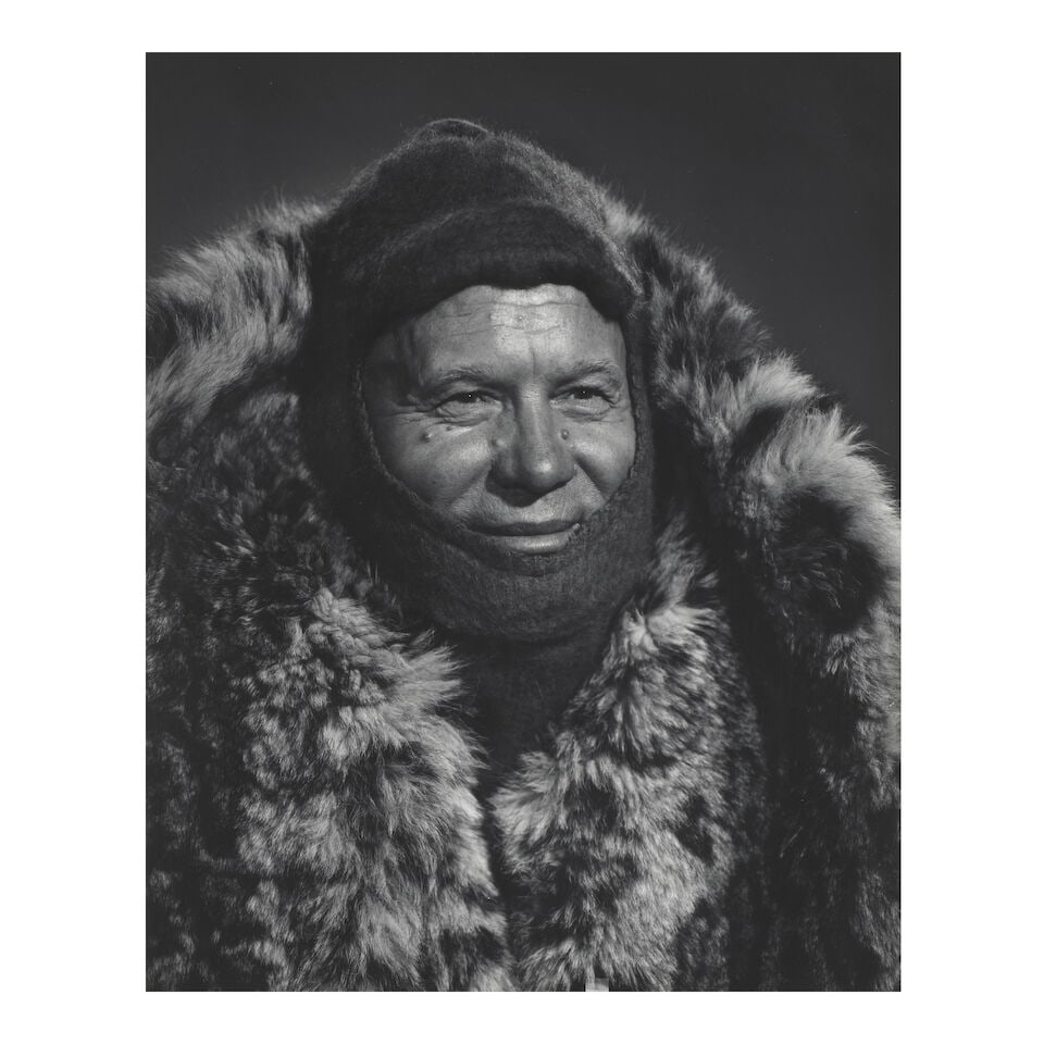 Yousuf Karsh (1908-2002); Nikita Khrushchev;: Yousuf Karsh (1908-2002) Nikita Khrushchev, 1963 Gelatin silver print, printed later; mounted, signed in ink on the mount, framed. 19 3/8 x 15 3/4 in. (49.2 x 40 cm.) mount 28 x 22 in. (71.1 x 55.9 cm