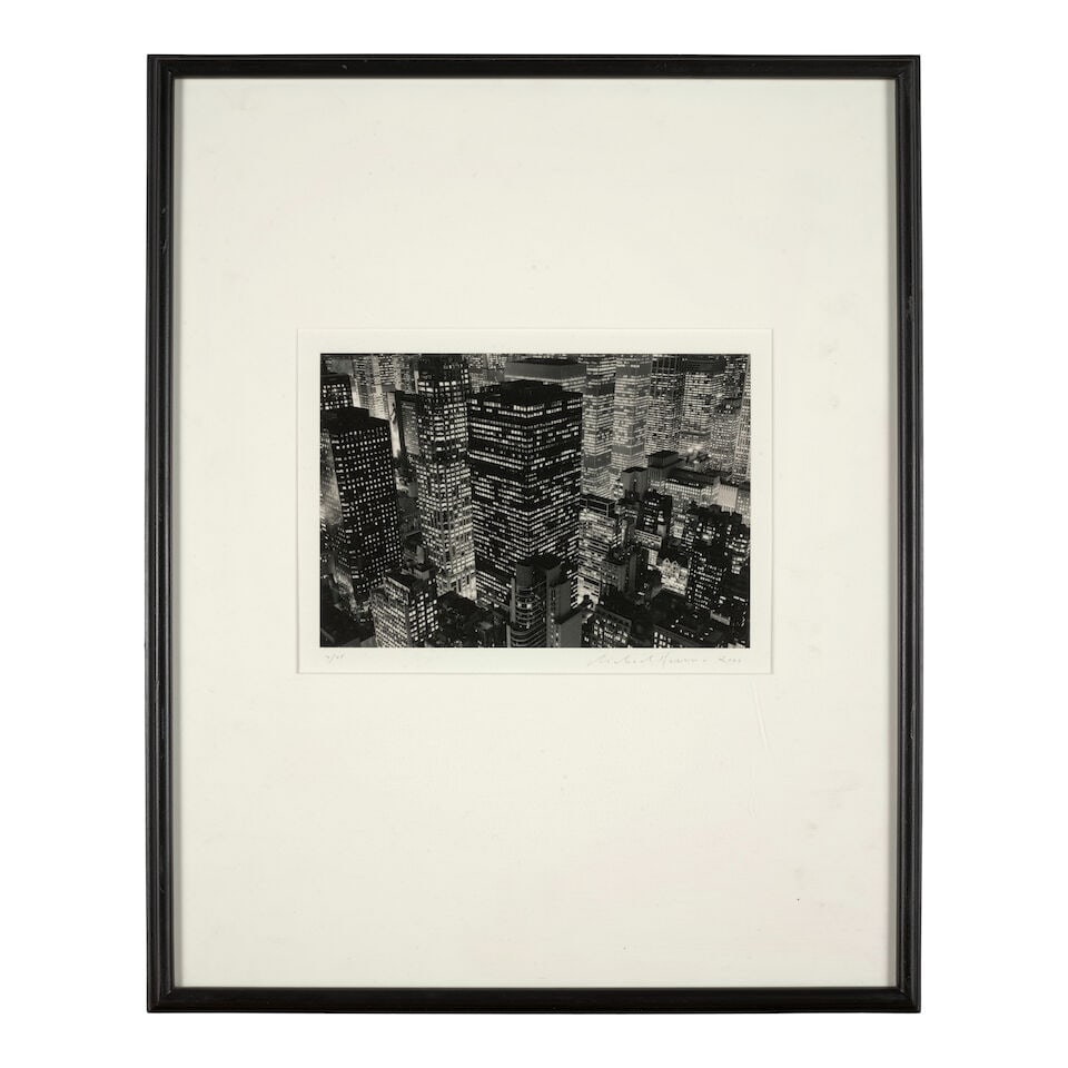 Michael Kenna (born 1953); 'Mary Poppins Over Midtown, New York, USA'; - 2