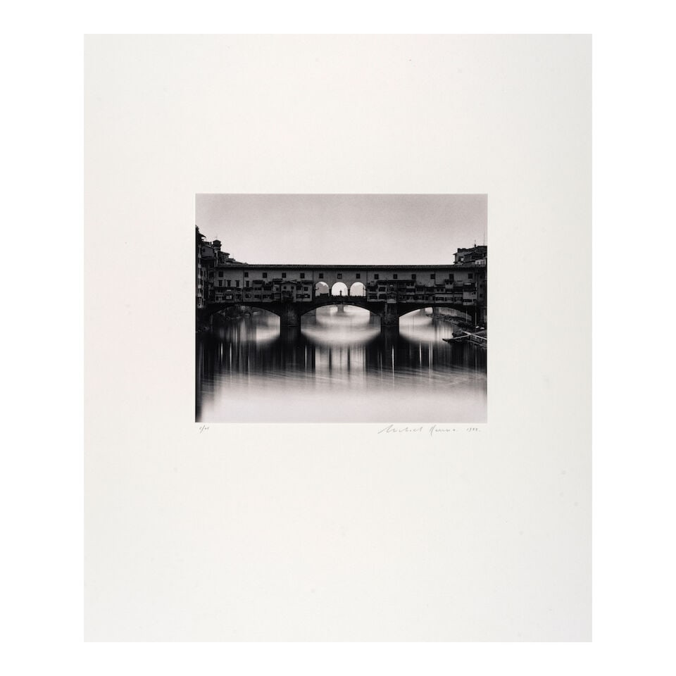 Michael Kenna (born 1953); 'Ponte Vecchio, Florence, Italy'; - 2