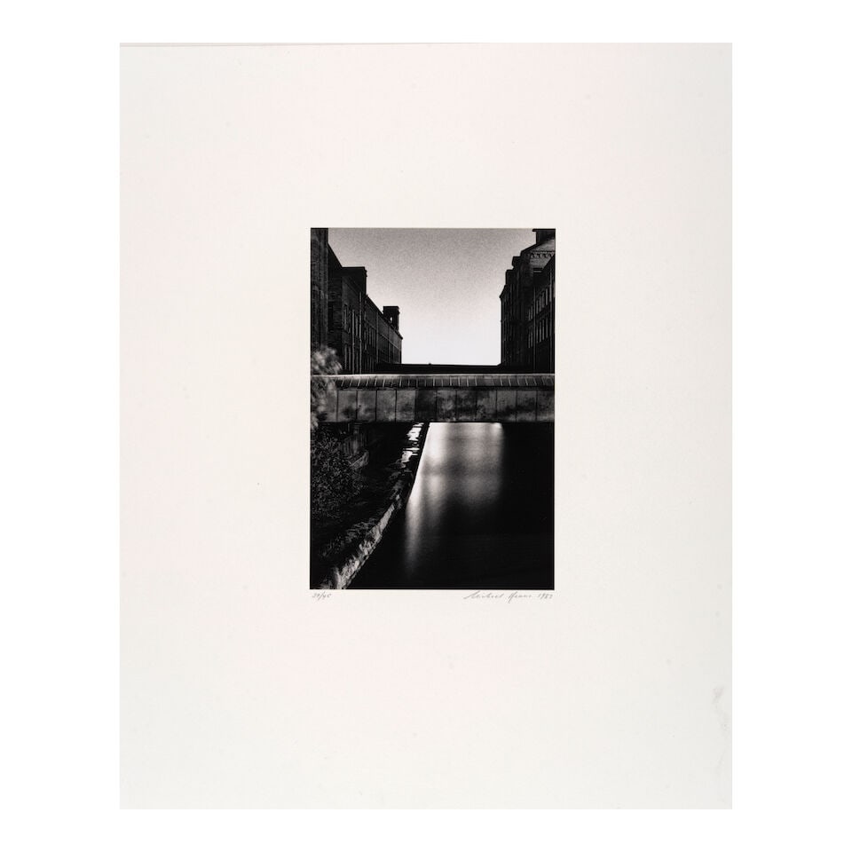 Michael Kenna (born 1953); 'Mill Bridge, Saltaire, England'; - 2
