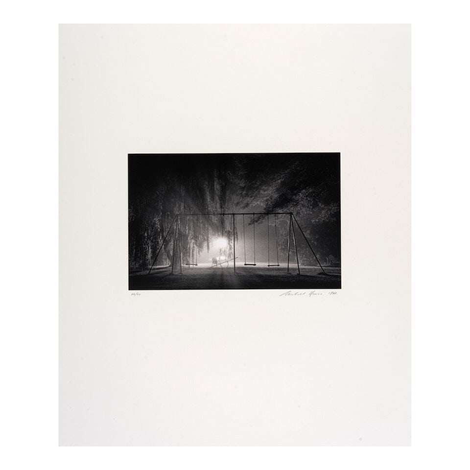 Michael Kenna (born 1953); 'Swings, Catskill Mountains, New York'; - 2