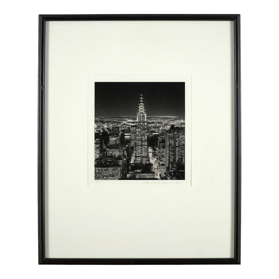Michael Kenna (born 1953); 'Chrysler Building, Study 2, New York, USA';: Michael Kenna (born 1953) 'Chrysler Building, Study 2, New York, USA', 2006 Sepia-toned gelatin silver print, printed 2007; mounted, signed, dated, and editioned '6/45' in pencil on the mount, the pho