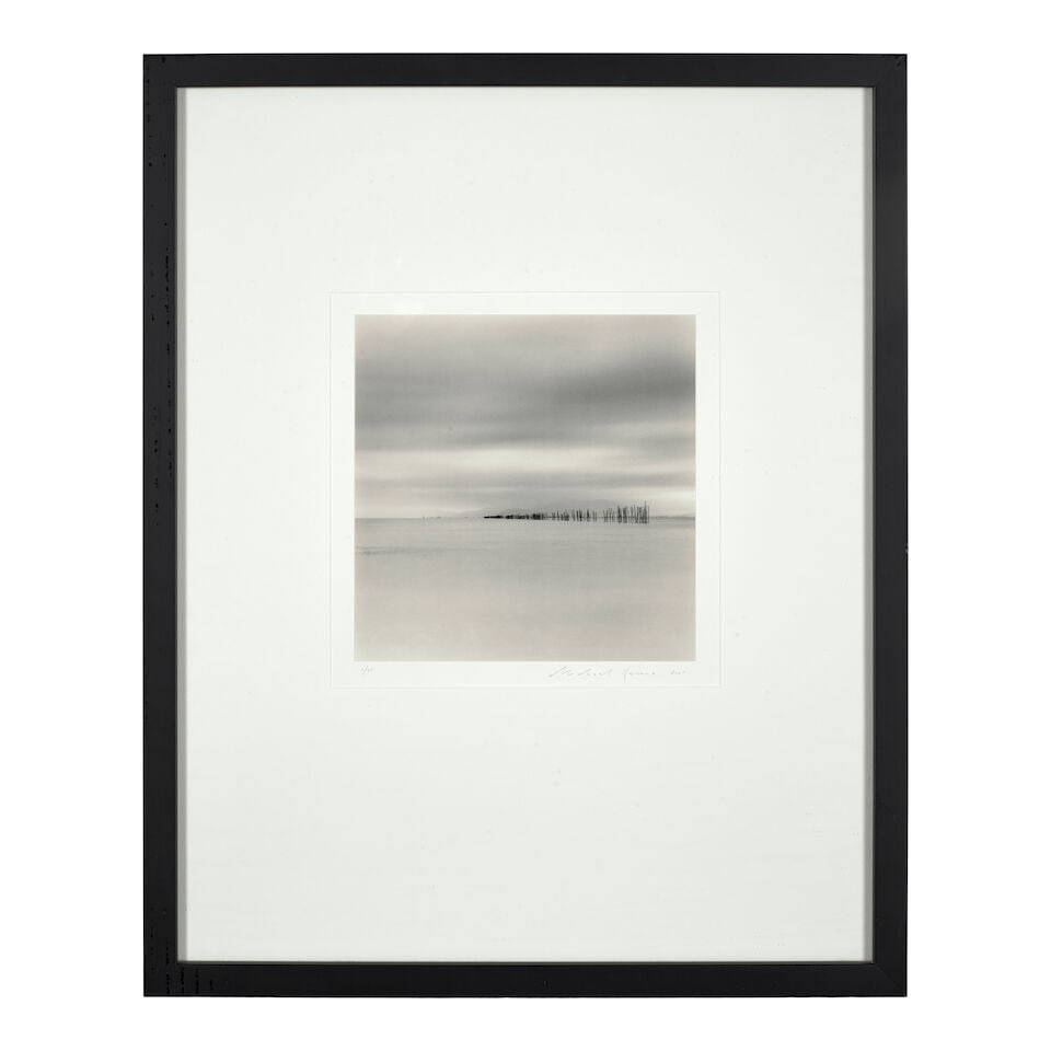 Michael Kenna (born 1953); 'Fishing Posts, Biwa Lake, Honsha, Japan'; - 2