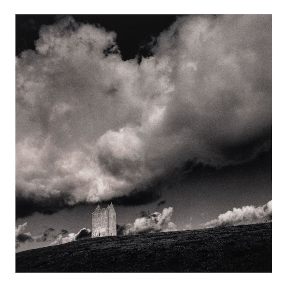 Michael Kenna (born 1953); 'Bruton Dovecote, Somerset, England';: Michael Kenna (born 1953) 'Bruton Dovecote, Somerset, England', 1990 Sepia and selenium-toned gelatin silver print, printed 1991; mounted, signed, dated, and editioned '12/45' in pencil on the mount, 