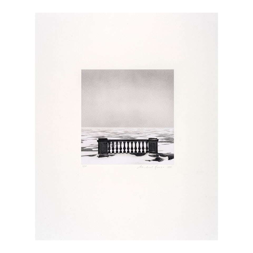 Michael Kenna (born 1953); 'Royal Balcony, Peterhof, Russia'; - 2