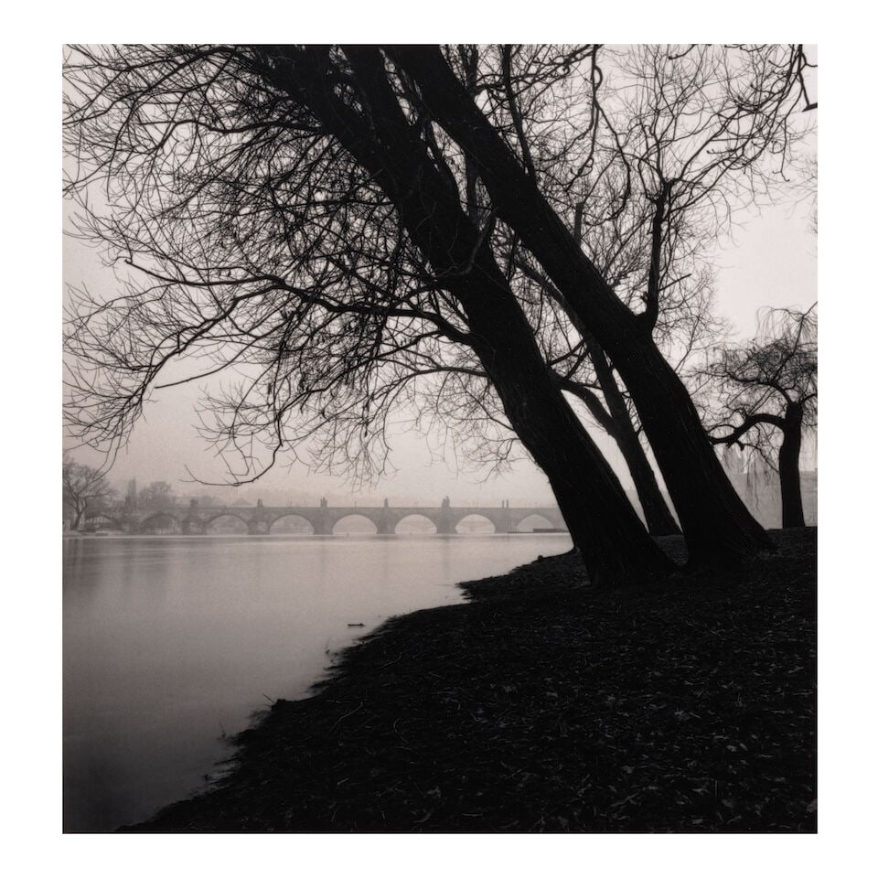 Michael Kenna (born 1953); 'Charles Bridge, Study 7, Prague, Czech Republic'; (1 of 3)