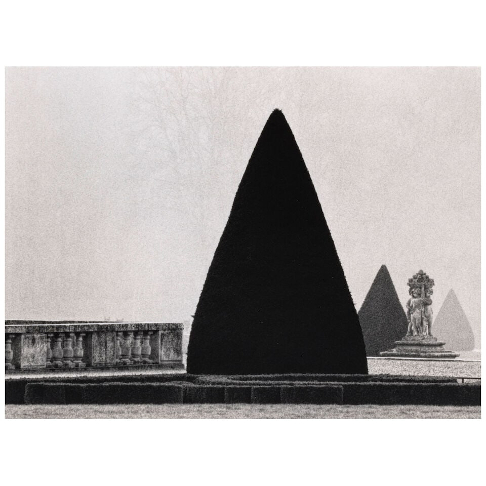 Michael Kenna (born 1953); 'Cherubs, Vaux-Le-Vicomte, France'; (1 of 3)
