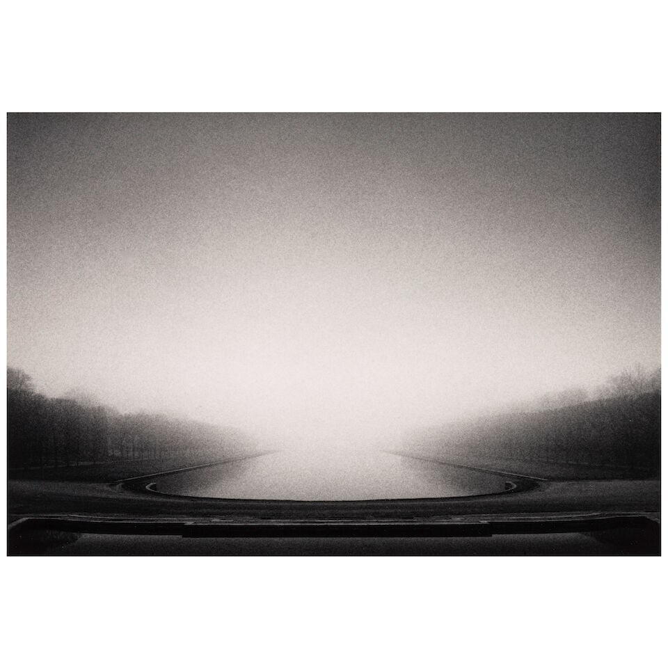 Michael Kenna (born 1953); 'Petit Canal, Versailles, France';: Michael Kenna (born 1953) 'Petit Canal, Versailles, France', 1999 Sepia-toned gelatin silver print; mounted, signed, dated, and editioned '7/45' in pencil on the mount, the photographer's copyright/cr