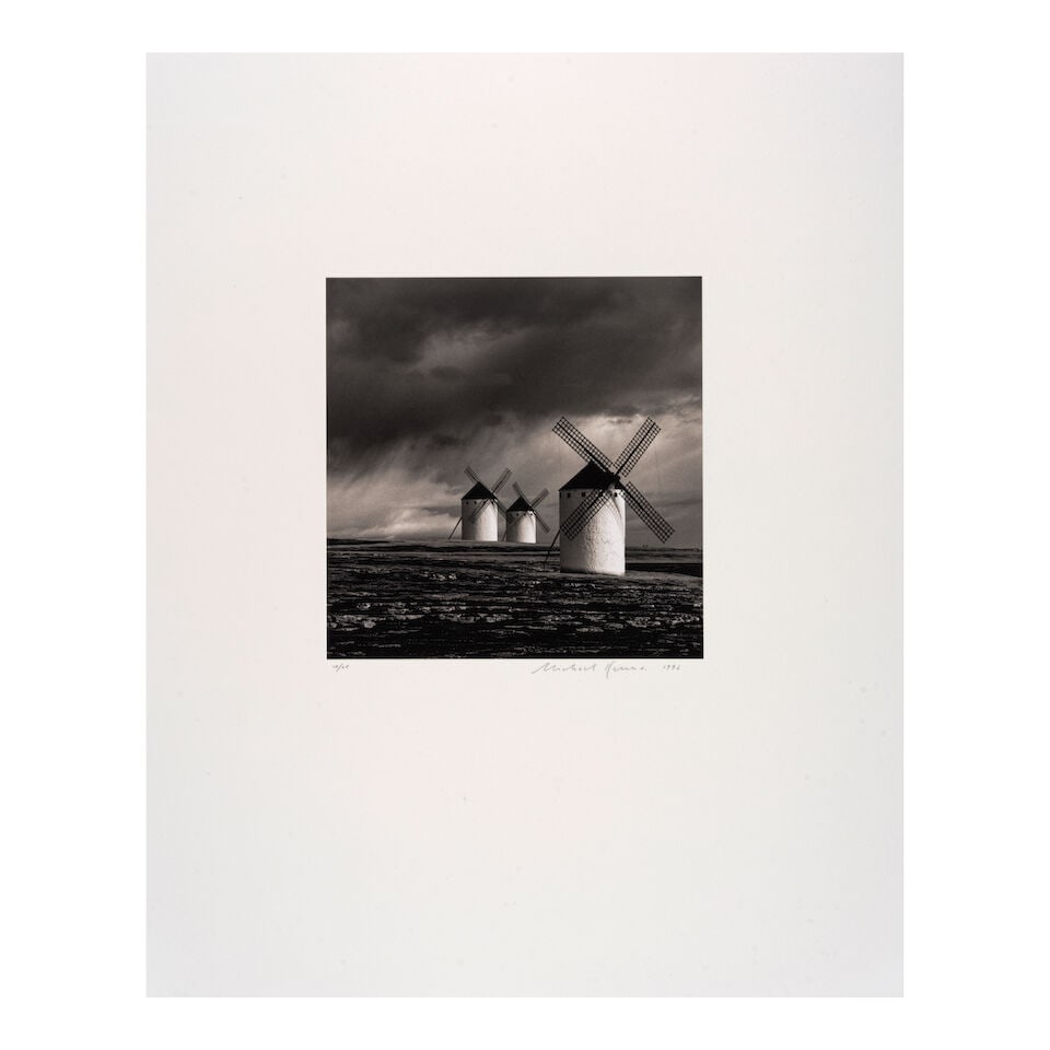 Michael Kenna (born 1953); 'Quixote's Giants, Study 1, Campo de Criptana, La Mancha, Spain'; - 2