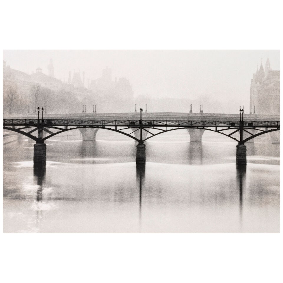 Michael Kenna (born 1953); 'Pont des Arts, du Carrousel et Royale, Paris, France'; (1 of 3)