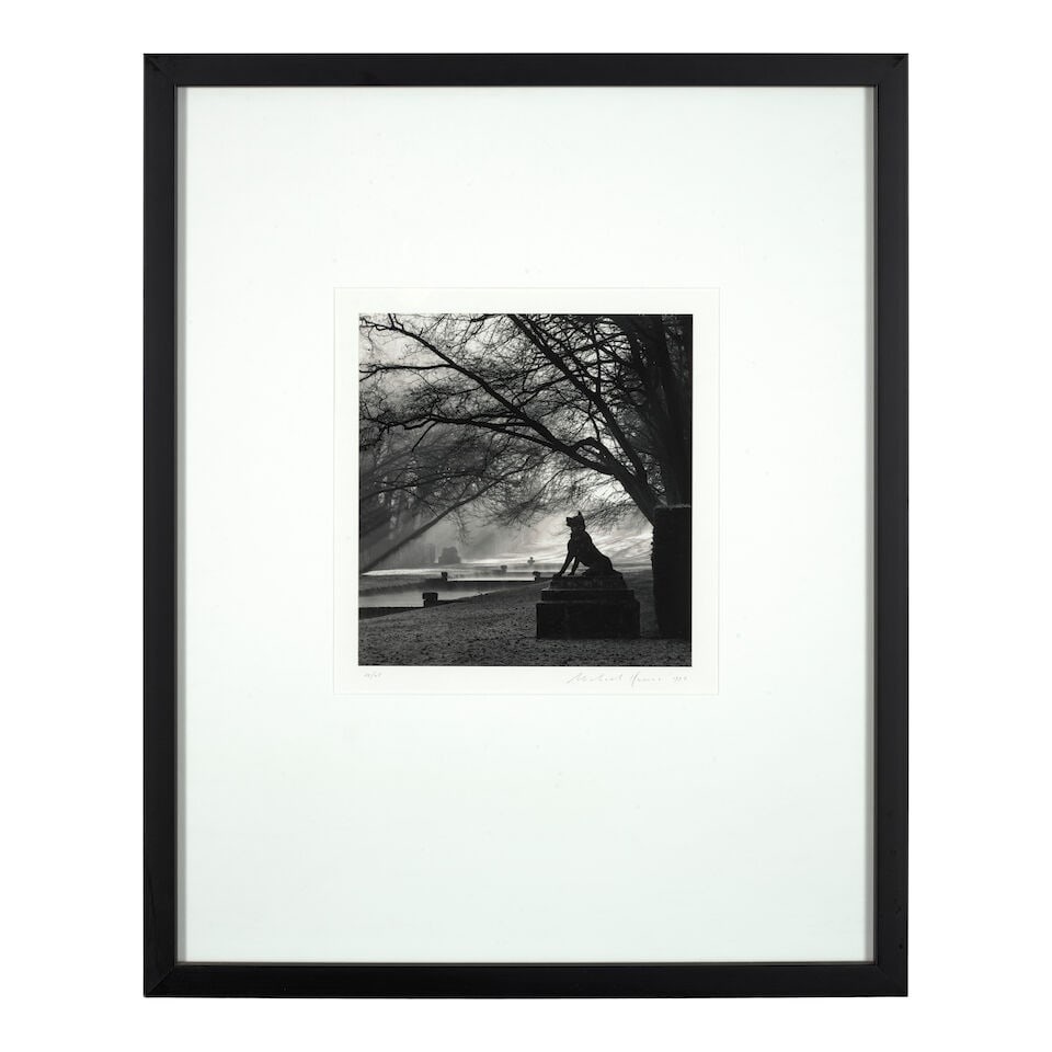 Michael Kenna (born 1953); 'Guardian Wolf, Courances, France'; - 2