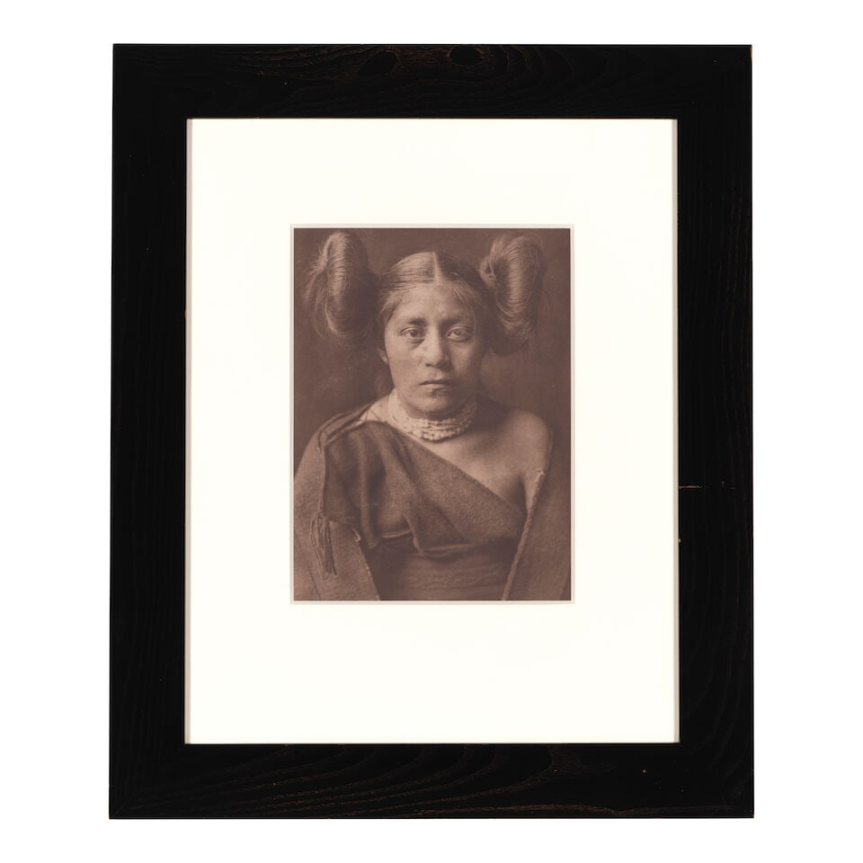 EDWARD S. CURTIS (AMERICAN, 1868-1952); A Tewa Girl (Plate 402 from 'The North American Indian'); - 3