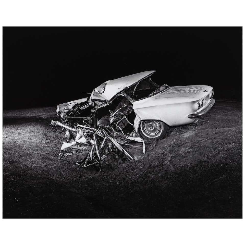 ROBERT BOLTZ (AMERICAN, 1925-2006): UNTITLED (CAR WRECK, THREE WORKS)1965-1989, printed later - 3