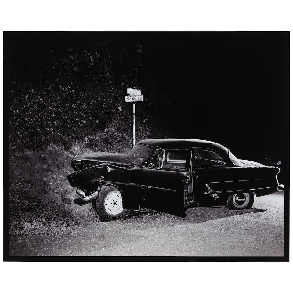 ROBERT BOLTZ (AMERICAN, 1925-2006): UNTITLED (CAR WRECK, THREE WORKS)1965-1989, printed later - 5
