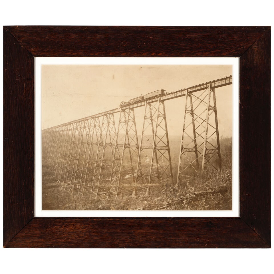 FRANK ROBBINS (AMERICAN, 1846-1924); Kinzua Bridge, McKean County, Pennsylvania; - 2