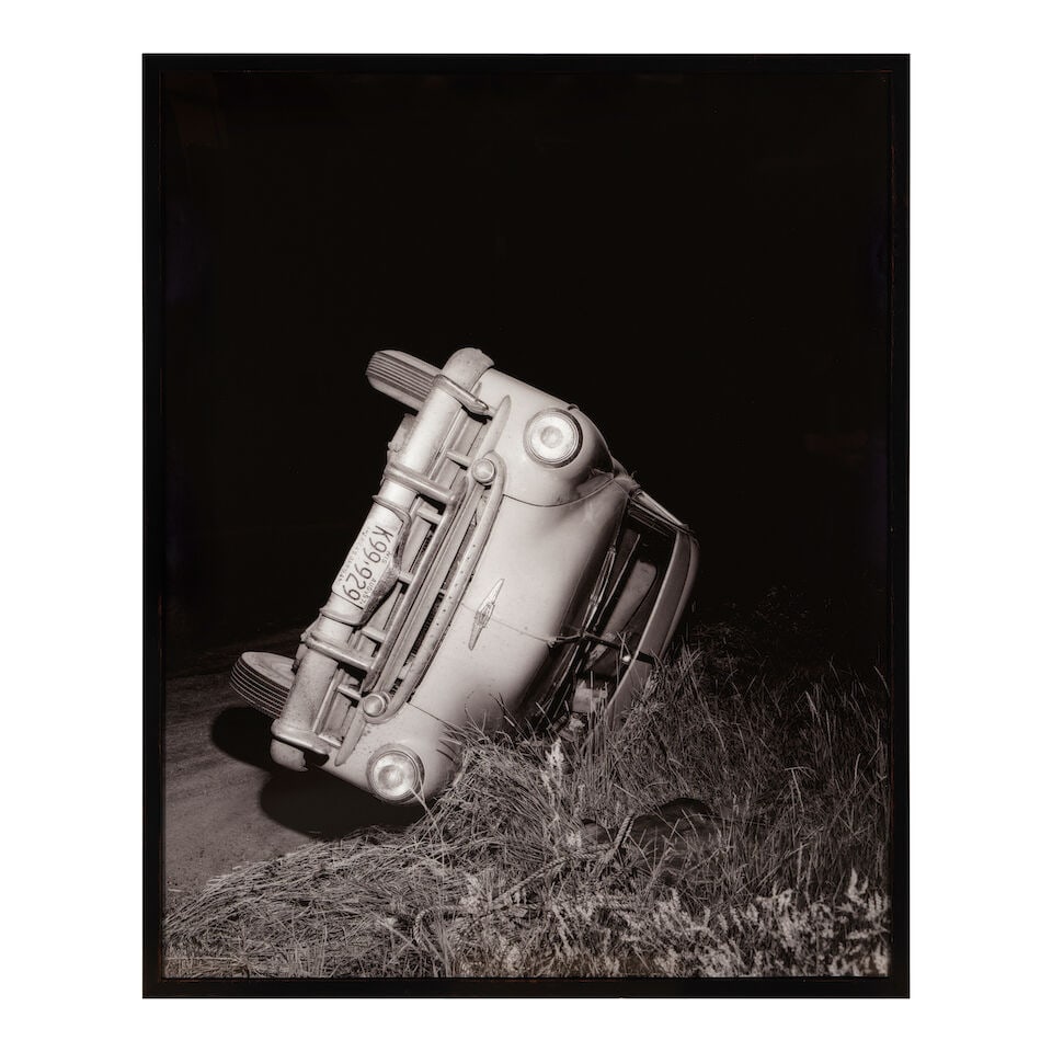 ROBERT BOLTZ (AMERICAN, 1925-2006): UNTITLED (CAR WRECK, THREE WORKS)1965-1989, printed later - 2