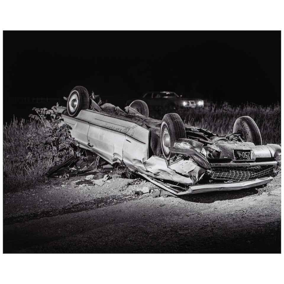 ROBERT BOLTZ (AMERICAN, 1925-2006): UNTITLED (CAR WRECK, THREE WORKS)1965-1989, printed later - 3