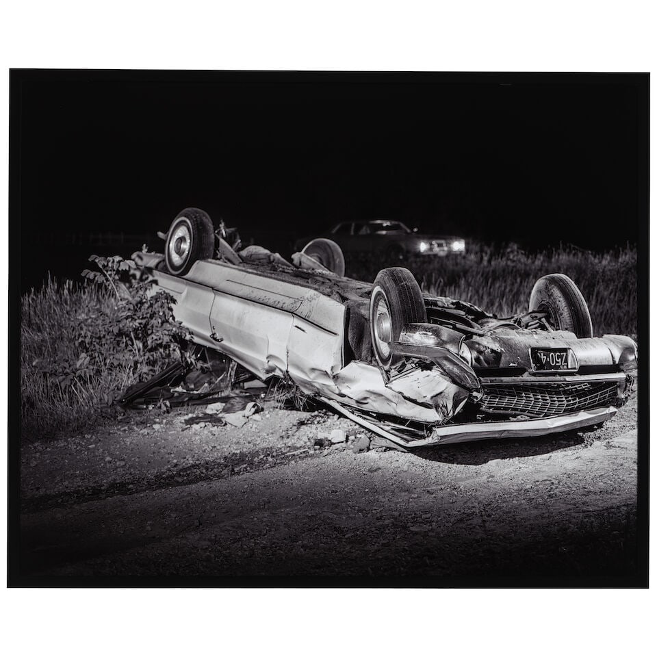 ROBERT BOLTZ (AMERICAN, 1925-2006): UNTITLED (CAR WRECK, THREE WORKS)1965-1989, printed later - 4