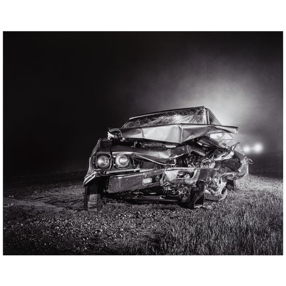 ROBERT BOLTZ (AMERICAN, 1925-2006): UNTITLED (CAR WRECK, THREE WORKS)1965-1989, printed later - 5