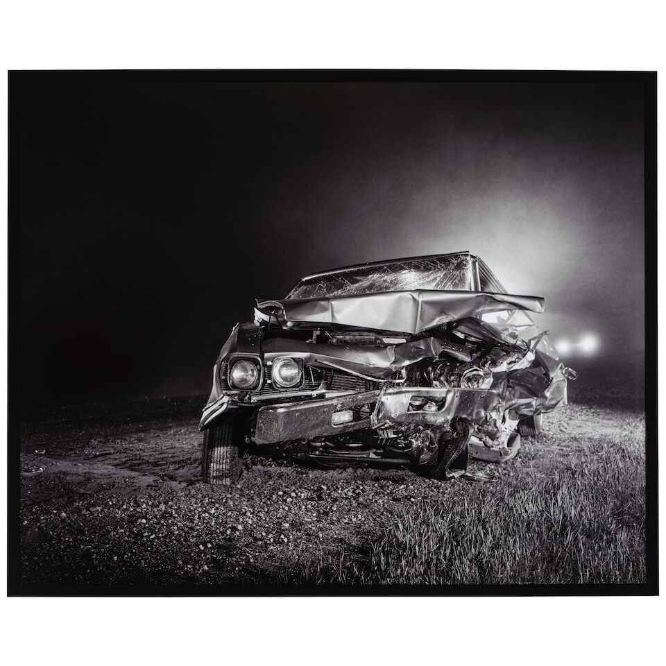 ROBERT BOLTZ (AMERICAN, 1925-2006): UNTITLED (CAR WRECK, THREE WORKS)1965-1989, printed later - 6