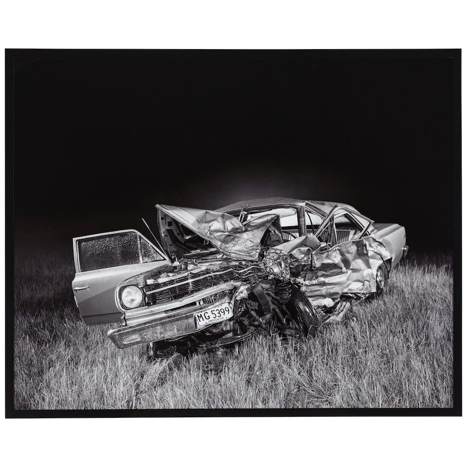ROBERT BOLTZ (AMERICAN, 1925-2006): UNTITLED (CAR WRECK, THREE WORKS)1965-1989, printed later - 3
