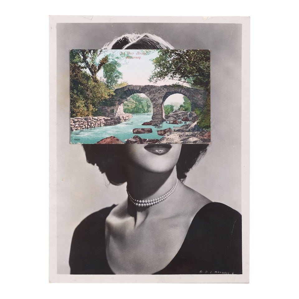 JOHN STEZAKER (BRITISH, BORN 1949); Mask (Film Portrait Collage) CXXV; - 2