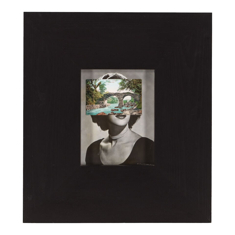 JOHN STEZAKER (BRITISH, BORN 1949); Mask (Film Portrait Collage) CXXV; - 3