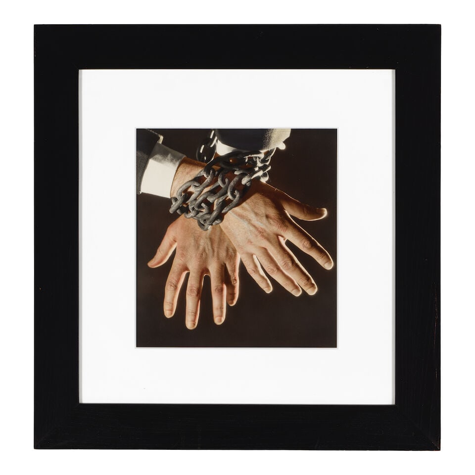 H. ARMSTRONG ROBERTS (1885-1947); Untitled (Chained Hands); - 2