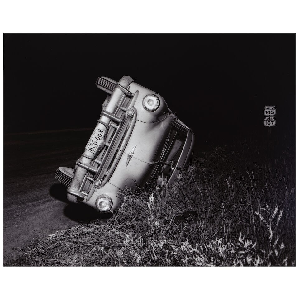 ROBERT BOLTZ (AMERICAN, 1925-2006): UNTITLED (CAR WRECK, THREE WORKS)1965-1989, printed later - 2