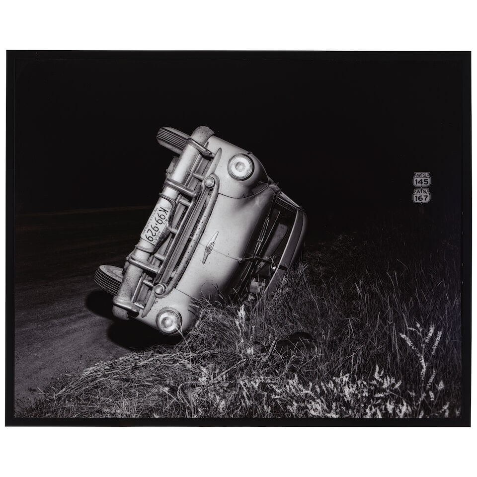 ROBERT BOLTZ (AMERICAN, 1925-2006): UNTITLED (CAR WRECK, THREE WORKS)1965-1989, printed later - 3