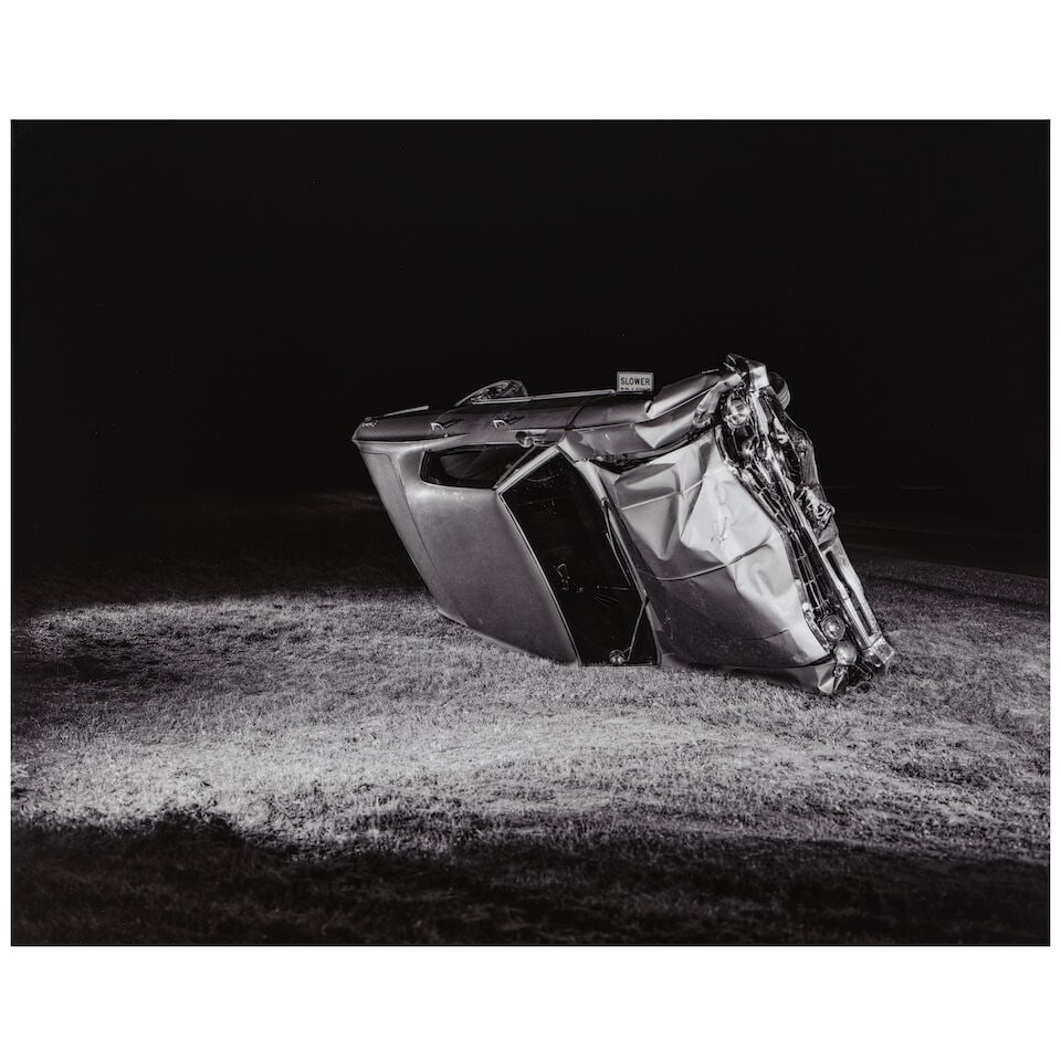 ROBERT BOLTZ (AMERICAN, 1925-2006): UNTITLED (CAR WRECK, THREE WORKS)1965-1989, printed later - 4