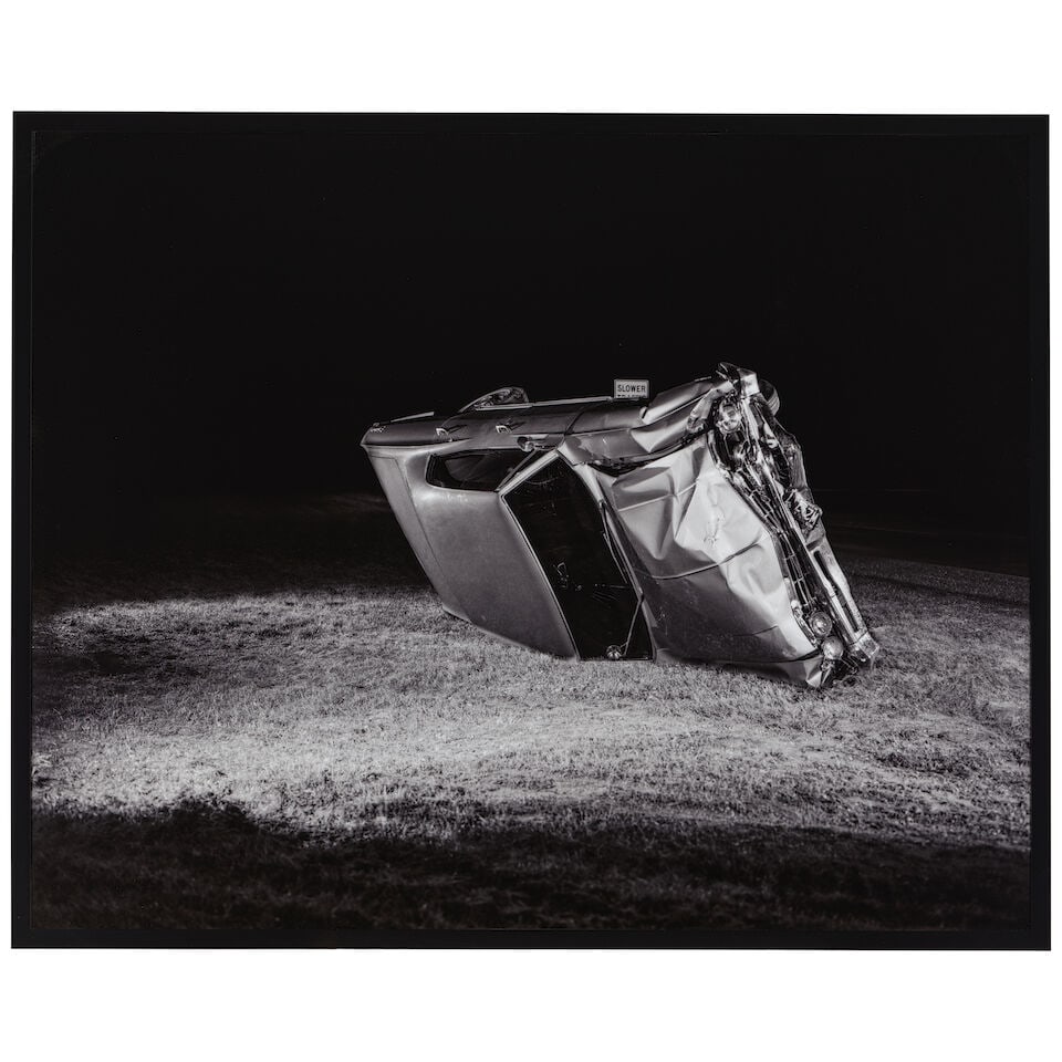 ROBERT BOLTZ (AMERICAN, 1925-2006): UNTITLED (CAR WRECK, THREE WORKS)1965-1989, printed later - 5