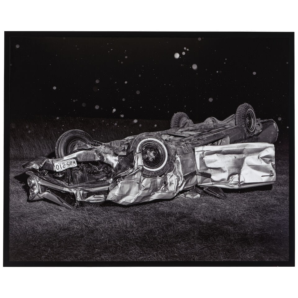 ROBERT BOLTZ (AMERICAN, 1925-2006): UNTITLED (CAR WRECK, THREE WORKS)1965-1989, printed later - 6