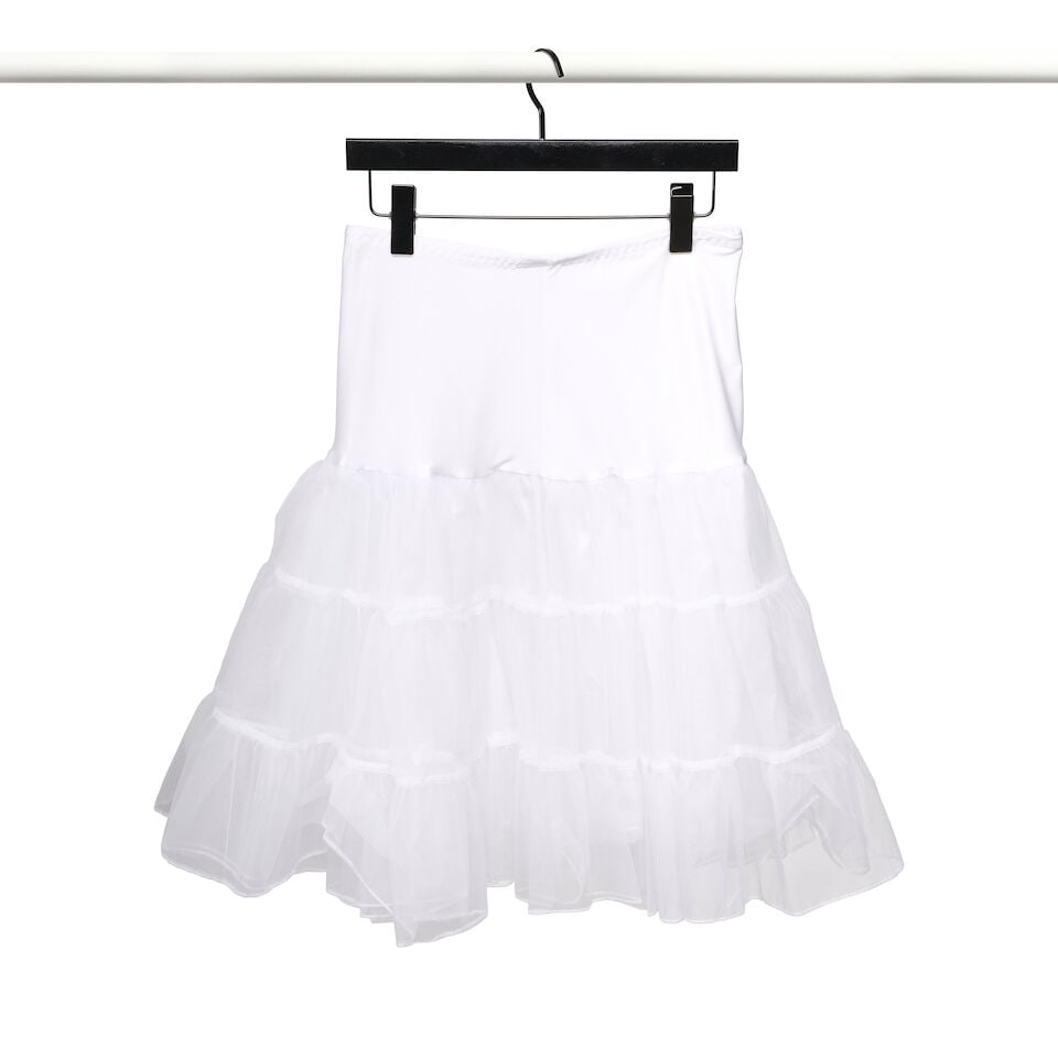 AN ON-SCREEN AND RED CARPET WORN POLKA DOT SKIRT AND BELT - 3