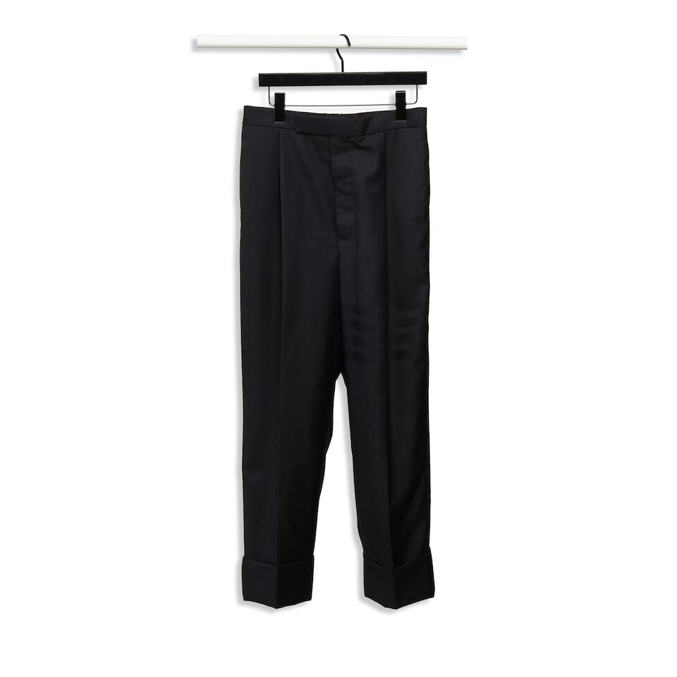 A CUSTOM THOM BROWNE BLACK TUXEDO ENSEMBLE 2020 - 4