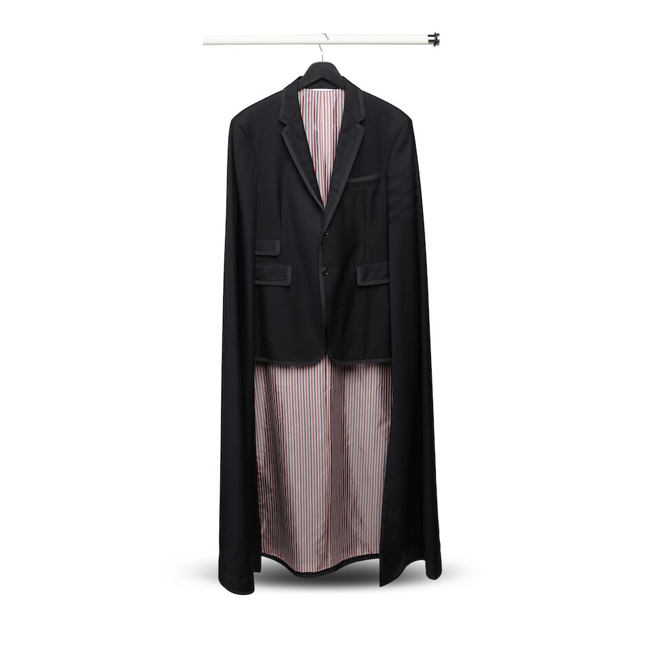 A CUSTOM THOM BROWNE BLACK TUXEDO ENSEMBLE 2020 - 5