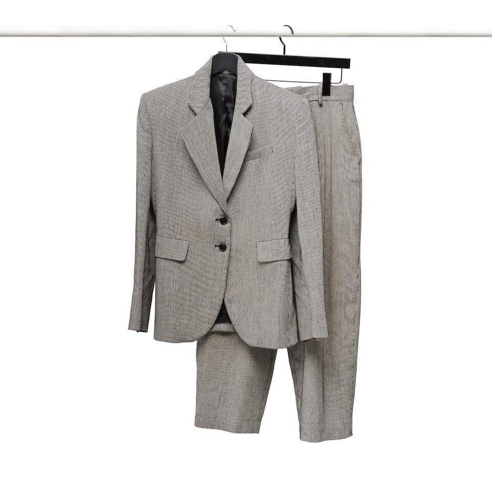 A TWO-PIECE ECKHAUS LATTA WOOL BLEND SUIT - 3