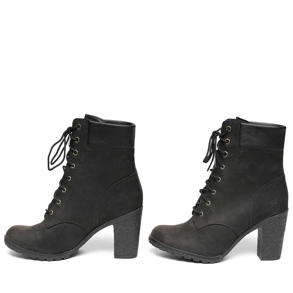 A PAIR OF TIMBERLAND BLACK LEATHER ALLINGTON MID BOOTS - 2