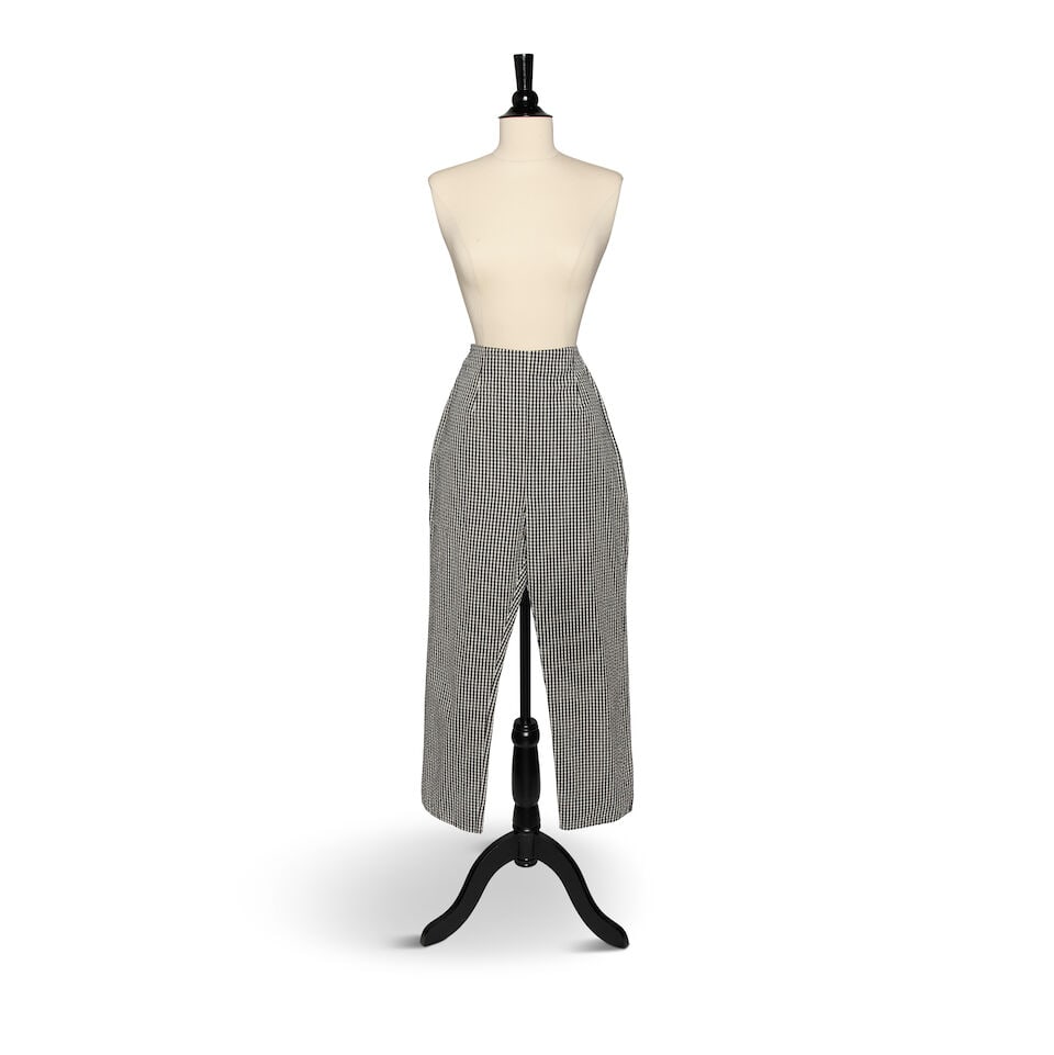 A GROUP OF BLACK AND WHITE CLOTHING - 5