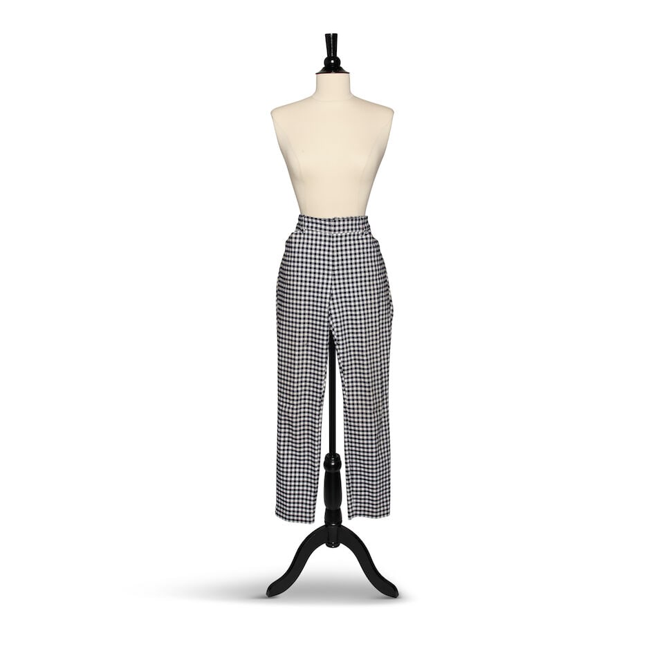 A GROUP OF BLACK AND WHITE CLOTHING - 6
