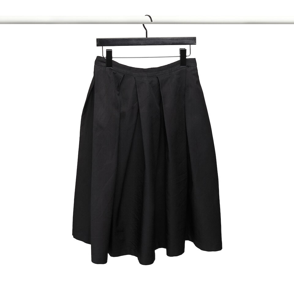 A TRICOT COMME DES GARÇONS GINGHAM JACKET AND AN UNMARKED BLACK SKIRT - 3