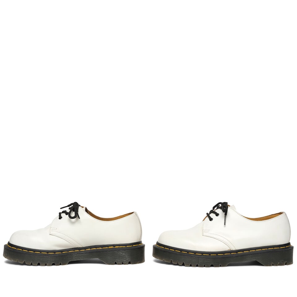 A PAIR OF DOC MARTIN WHITE LEATHER 1461 BEX OXFORDS - 2