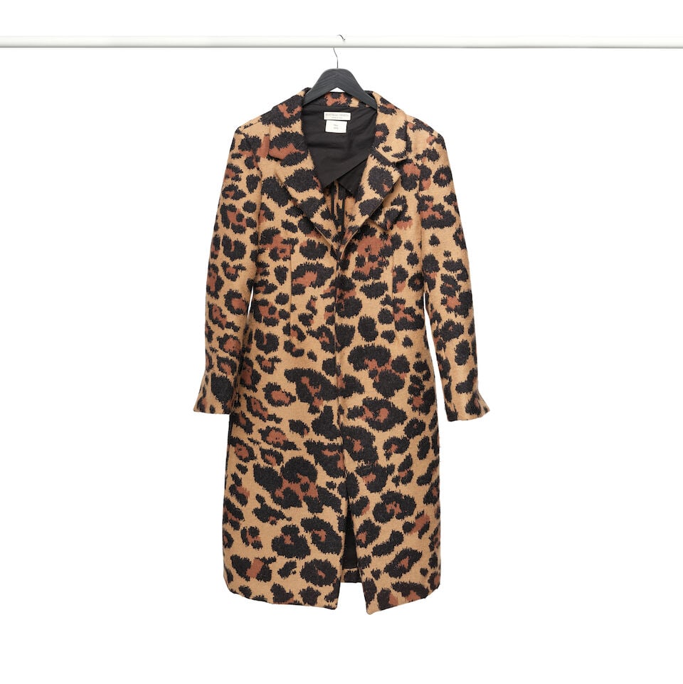 A BOTTEGA VENETA LEOPARD PRINT COATDaniel Lee, Fall 2019 - 2