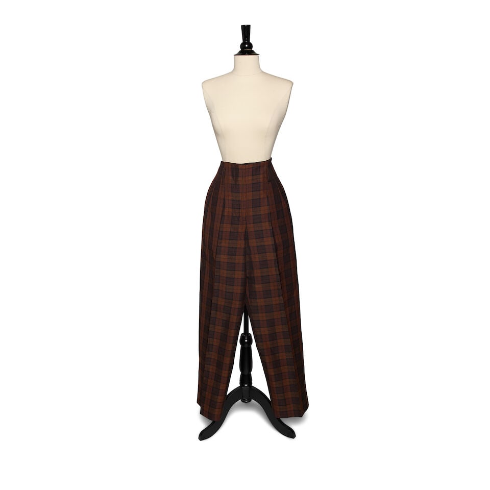 TWO PAIRS OF PLAID PANTS - 5