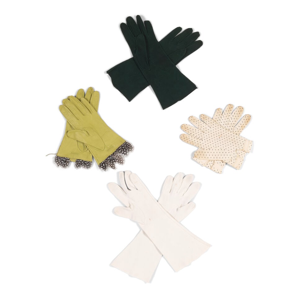 FOUR PAIRS OF GLOVES - 2