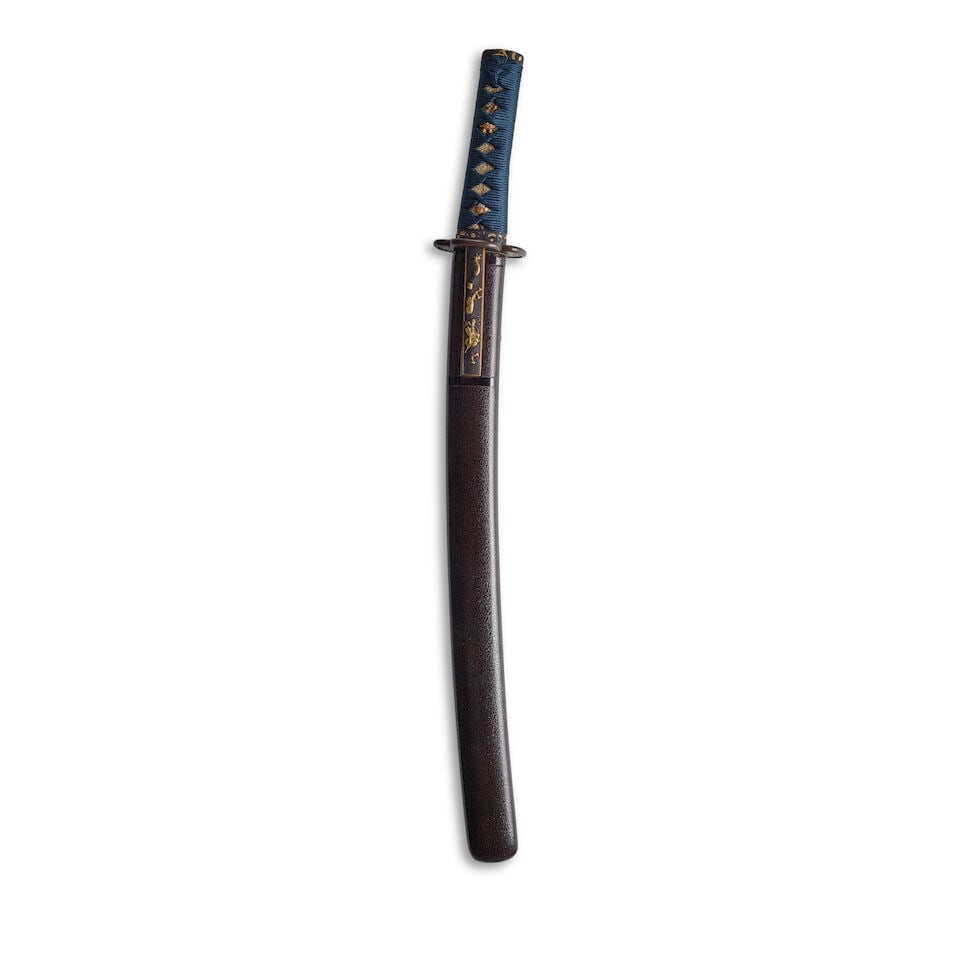 KANEFUSA LINEAGE A Mino Shintō Wakizashi with Mounts Momoyama (1573-1615) or Edo period (16... - 2