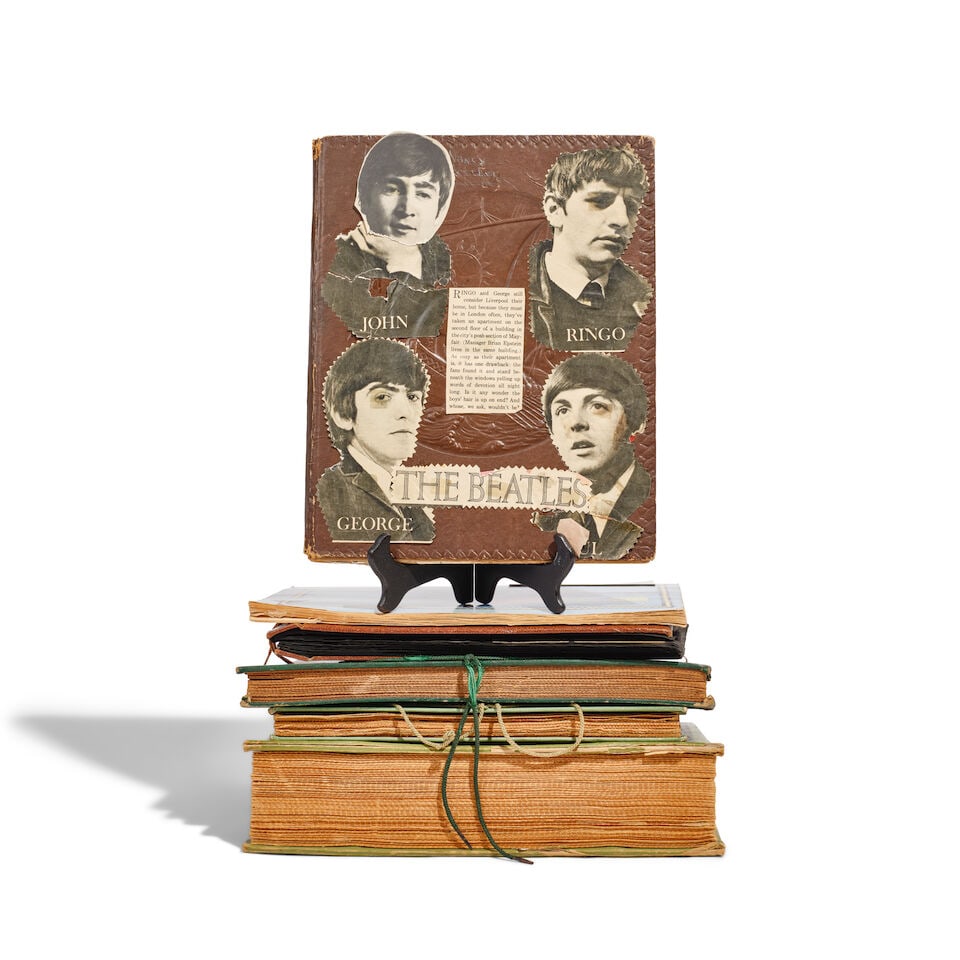 DIANE KEATON: A GROUP OF COLLECTED 'FAMOUS FIGURES' SCRAPBOOKS (1 of 1)
