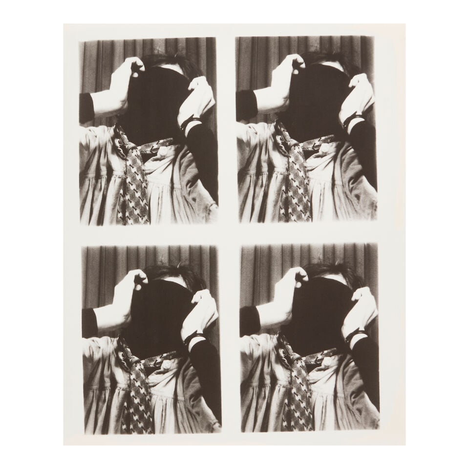 DIANE KEATON (AMERICAN, 1946-2025): FOUR PHOTOBOOTH PHOTOGRAPHSLate 1970s/early 1980s - 4