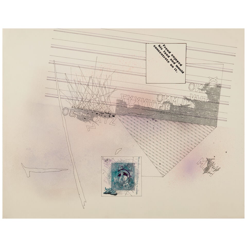 DIANE KEATON (AMERICAN, 1946-2025): THREE MIXED MEDIA COLLAGES - 2