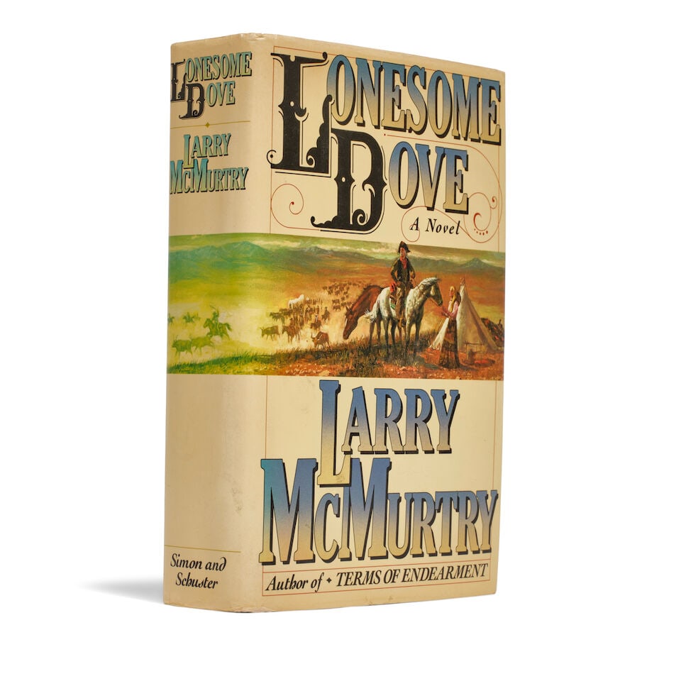 A PRESENTATION COPY OF LONESOME DOVE INSCRIBED TO DIANE KEATON. McMURTRY, LARRY. 1936-2021. (1 of 3)